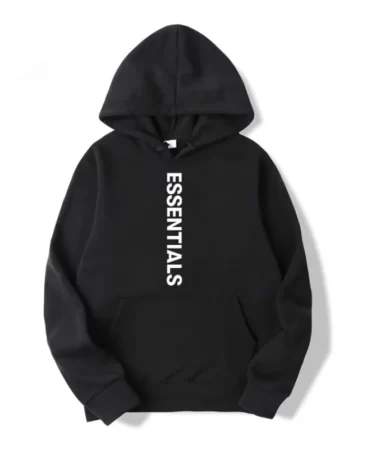 Pullover Black Essentials Hoodie