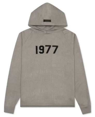 Grey 1977 Essentials Hoodie