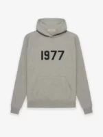 Grey 1977 Essentials Hoodie